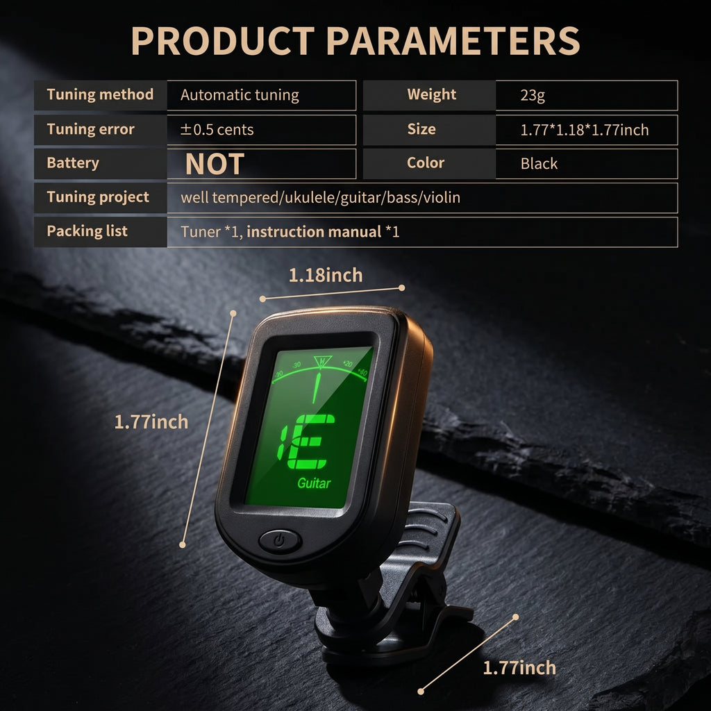 Miwayer Clip-On Tuner - detail