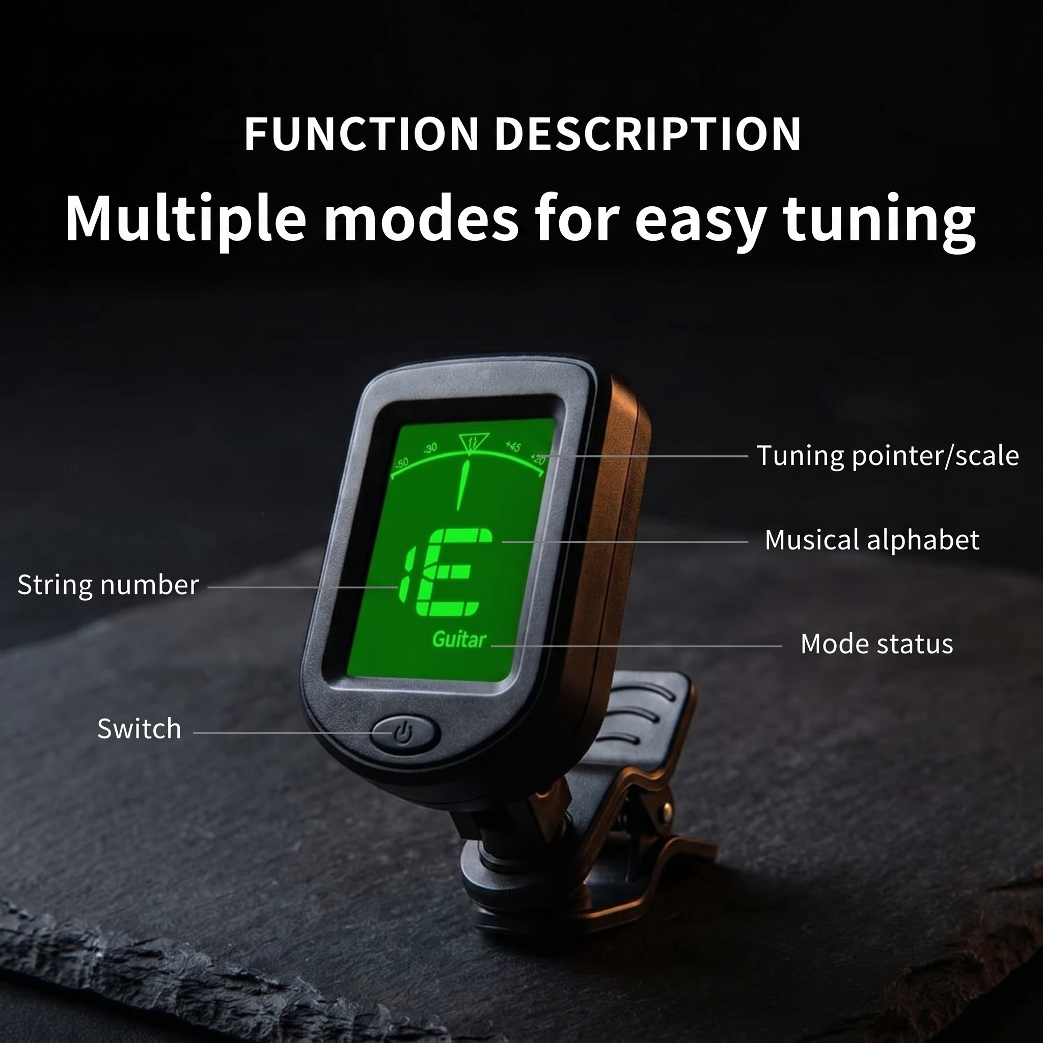 Miwayer Clip-On Tuner - detail