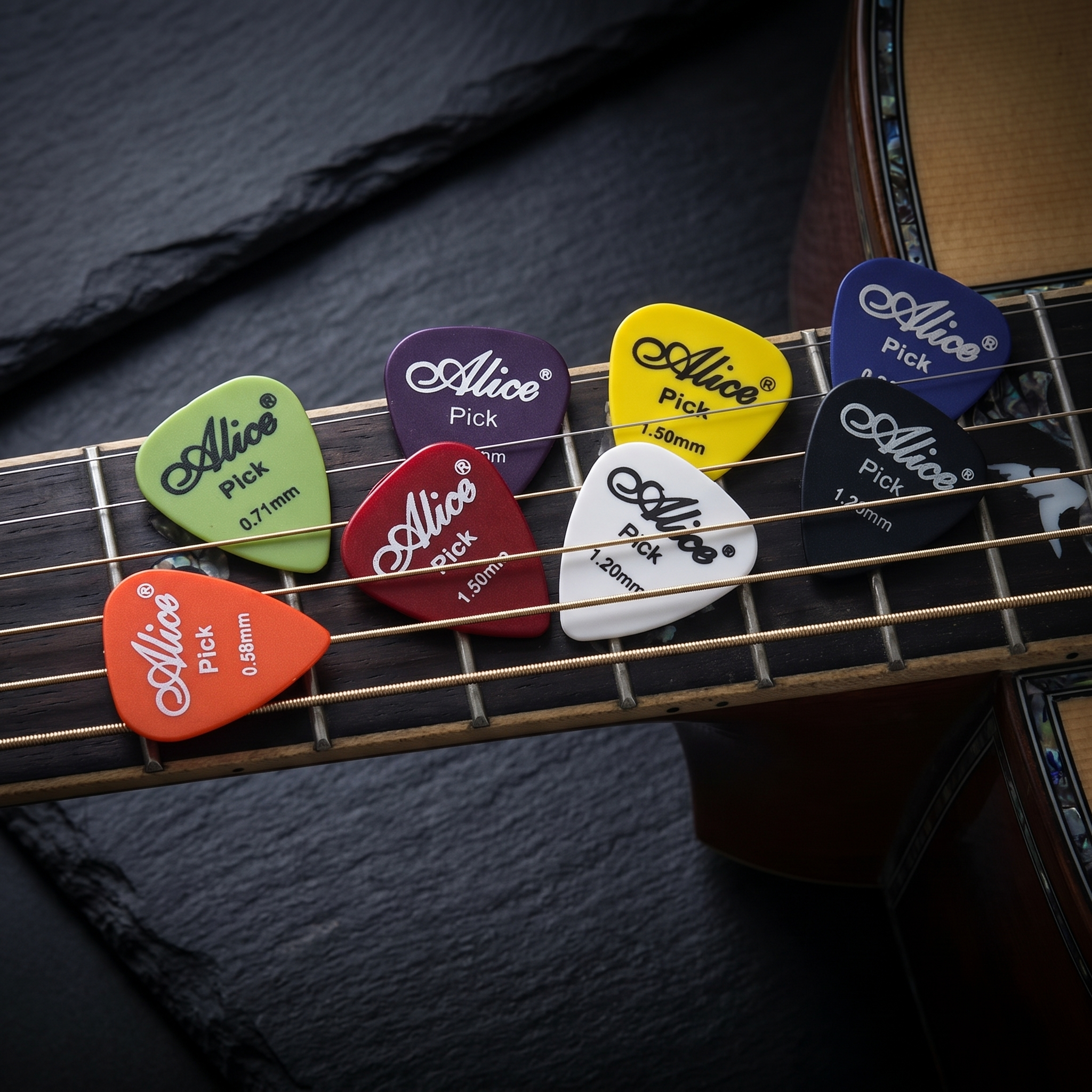 Multicolor Guitar Picks