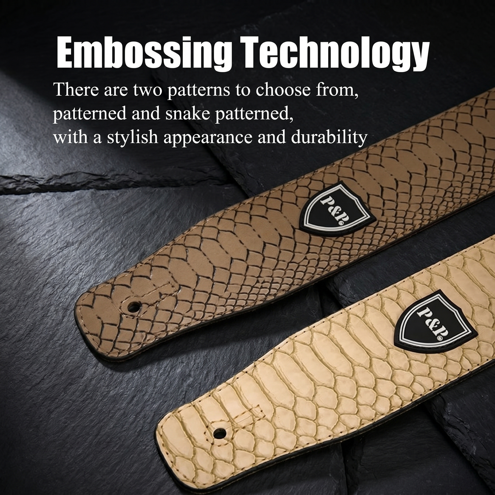 Vintage Embroidered Guitar Strap