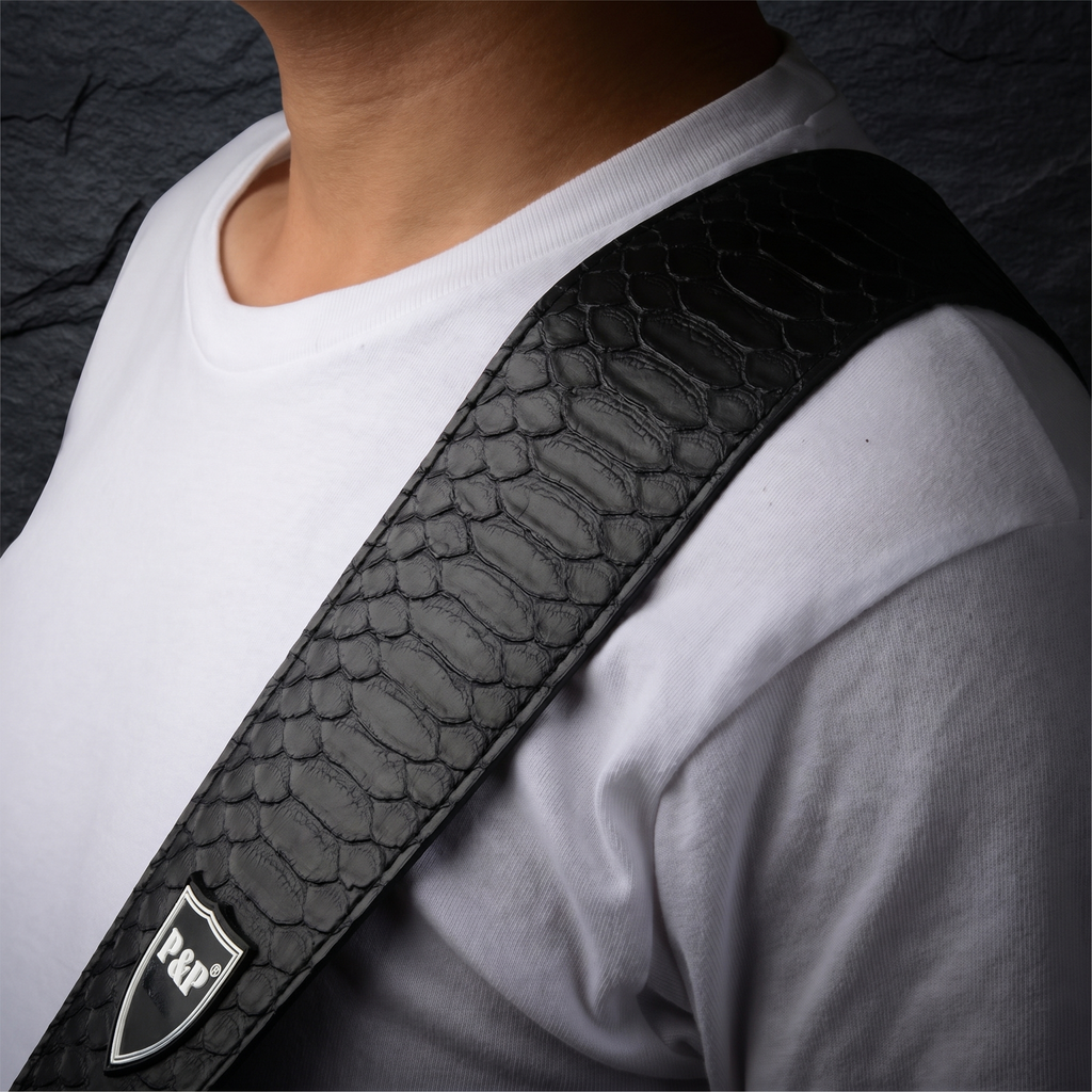 Vintage Embroidered Guitar Strap