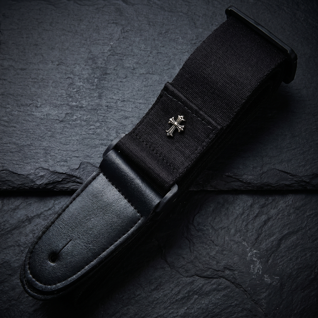 Electric Guitar Strap with Pick Pocket