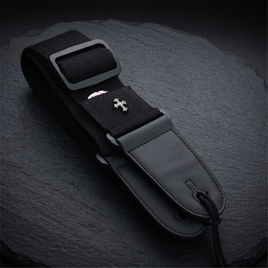 Electric Guitar Strap with Pick Pocket